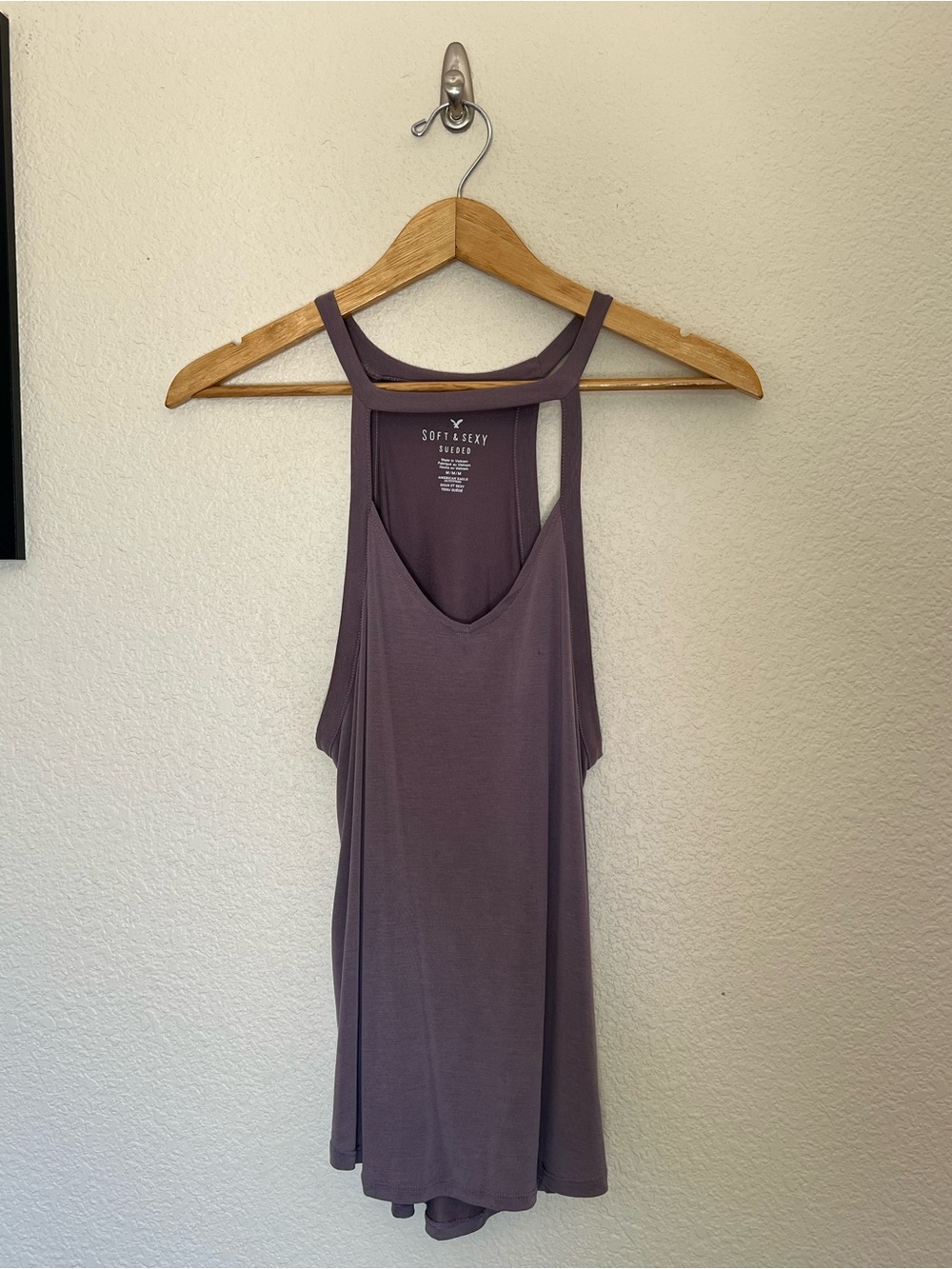 American Eagle Outfitters | Mauve Purple Racerback Tank - Picture 2 of 8